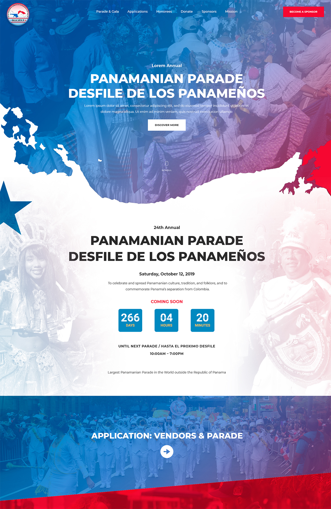 Panamanian Parade Tablet Design